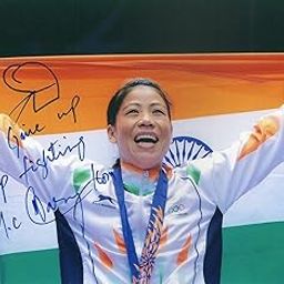Original Autographed Photo of Indian Boxer MC Mary Kom-image-79