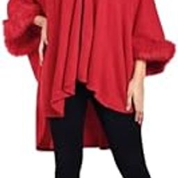 Women Cape Poncho Top-image-64