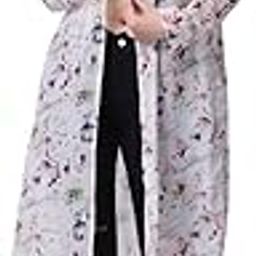 Women ATLES Georgette Flower Print Multicolor Shrug-image-20
