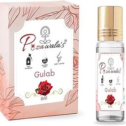 Puzawala's Gulab Itra 6ml Pure Rose ittar/attar Alcohol Free Long Lasting Fragrance Roll On Perfume Unisex Men Women itr Use Personal Pooja Prayers Gifting-image-91