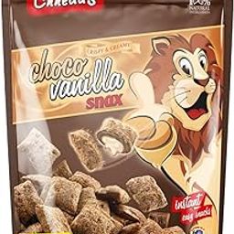 Chheda's - Choco Vanila Snax | Crispy & Creamy | Snack & Breakfast Chocolate Cereal | Vanilla Filling | Ready to Eat | 170 Gm Pack of 1-22