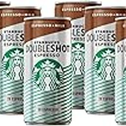 Starbucks Doubleshot Espresso | 2X Espresso | Espresso + Milk, 6.76 fl oz ℮ 200 ml, 12 Pack-image-3