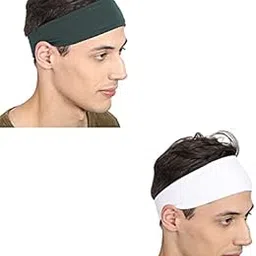 BISMAADH Running Quick Moisture Wicking Sweat Absorbent Polyester Sports Headband for Men & Women-picture-9