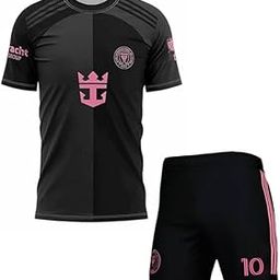 Miami New Black Jersey 2025 Messi Tshirt With Printed Shorts For (Kids,Boys,Men)-image-106