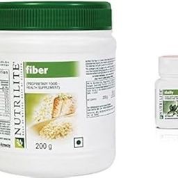 AMWAY Nutrilite Fiber Food Health Supplement ,200gms WITH AMWAY NUTRILITE DAILY 30 TABLETS-9