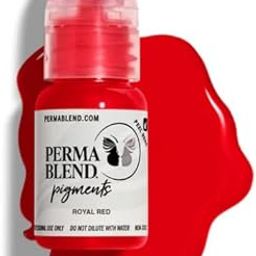 Permablend Pigments Professional Color for Royal Red 15ml,1/2oz-picture-1