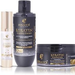 Keratin Shampoo Hair Mask and keratin Serum Sulphate free Repair Shampoo, Repair Hair Mask | Dry, Damaged & Color Treated Hair | Smooth Shine Serum Set for Thin Fine Hair | keratin shampoo and conditioner for women with hair mask for dry, damaged, and frizzy hair, includes keratin serum 50ml-picture-13