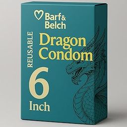 BARF & BELCH® Dragon Condoms – 6 Inch | Ultra-Bold, Heat-Activated Textured Latex | Premium Protection with Intense Passion-image-68