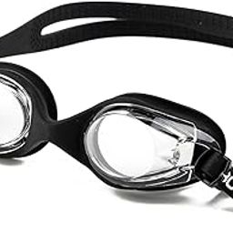 Boldfit Swimming Goggles for Kids, Boys With Adjustable Strap, UV Protection, Air Tight Antifog Goggles for Girls for Kids - Black-66