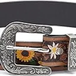 aditi wasan Genuine Leather Handmade CowBoy Women's Belt-picture-30
