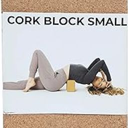 Guhyam World Cork Yoga Blocks - Premium Sturdy Bricks For Balance/Small|Non-Slip & Supra Grip Natural Cork Yoga Brick, Handstand Block,Calf Stretch Wedge, Exercise Accessories For Women & Men-picture-24