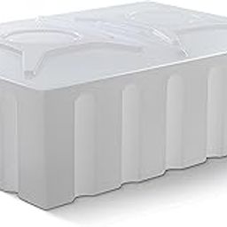 IRA Furniture Loft Horizontal White Plastic Water Tank Garden Water Storage Water (220 Liters)-image-26
