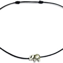 Brass Animals Anklet for Women (Silver, Black)-29