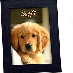 prints club Personalized Photo Frames for Table and Walls Decoration and Customized Dog Photo Frame for Gifts and Home Decor (Vertical) (5x7 Inch)-image-4