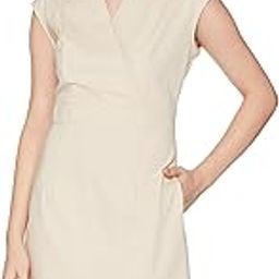 Women's Cotton Blend V Neck Mid-Length Sheath Comfort Fit Above The Knee Dress-image-57