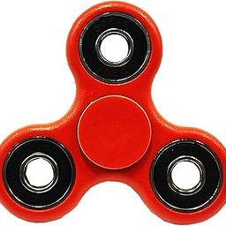 Premsons® Hand Spinner Desk Toy - High Speed Smooth Finger Spin Sensory Fidget Stress Relief Game Play for Kids & Adults - Birthday Party Gift - Four Bearing - Red + Black Dual Sided-picture-14