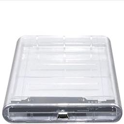 Sata to USB Hard Disk Drive Box 2.5" USB 2.0 External Hard Drive HDD Enclosure/Case Transparent Mobile External HDD Case-20