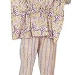 KAVERI KREATIONS Women's Cotton Co-ord Set with Kaftan Top & Straight Fit Pants | Floral Print Loungewear for Daily Wear, Travel & Relaxed Outings-picture-11