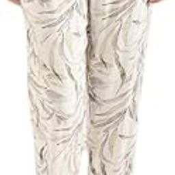 Viscose Lounge Pants Full Length for Women | Breathable, Mid Rise, White-image-83