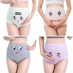 Maternity Panty - Soft Cotton High Waist Pregnancy Panties for Full Coverage and Comfort Pack of 2-image-98