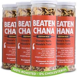 Omay Foods Roasted Chana Jor Garam, 520G (Pack of 4x130G) | Healthy, Roasted Oil-Free Namkeen | Protein-Rich Snack | For Weight Loss | Sugar-Free | Healthy Indian Namkeen | Diet Friendly-image-31