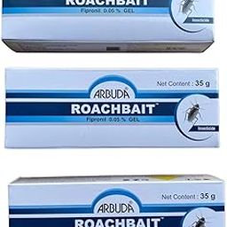 Arbuda Roachbait Cockroach Killer Gel - Fast-Acting Roach Bait for Indoor Use, Safe for Kids & Pets - Eliminates for Home, Kitchen, Cockroaches - Long-Lasting Protection - 35g Ge (PACK OF - 3)-image-22
