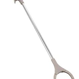 IMUU Grabber Reacher Long Handy Tools, Trash Picker Litter Picker, Stainless Steel Trash Foldable Garbage Pick Up Tool, Grabber Gripper Reaching Cleaning Tool for Garden, Picnic (Grey)-10
