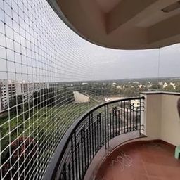 Bird Net/Pigeon Net/Anti Bird Net UV Stabilized HDPE Mesh Net for Balconies Natural Color (White, 10 X 9 FT)-15
