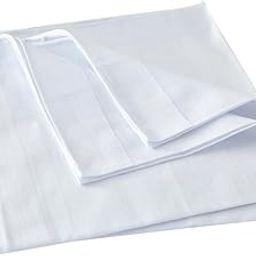 Men's White Handkerchiefs,100% Soft Cotton Hankie, White, 6 Pcs-image-55