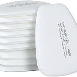 Xfopz 10PCS 5N11 Filter for 6200, 6800, 6000, 7501, 7502 Series Respirator, Particulate Filter Cotton Against Paint Spray Epoxy Resin Welding Dust-image-50