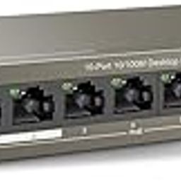 Tenda TEF1110P-8-63W PoE Switch 10-Port/100M Ethernet Network Switch, Hub, 8 PoE Ports up to 30 W for Each PoE Port and 58 W for All PoE Ports, 6 kV Lightenning Protection, Plug and Play (Grey)-15