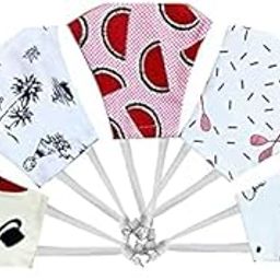 Reusable and Washable cotton face mask with For kids pack of 5 (Multicolour) (6-9 yrs)-image-35