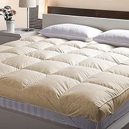 Jaipur Linen 3000 GSM King Size Finest Imported Super Microfiber Mattress Padding/Topper- Beige (72"X78"Inch)-18