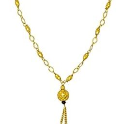 GOLD Plated Short Magalsutra For Daily Use for Women Brass Mangalsutra|ColourGold-image-70