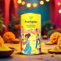 Pushpan - Recycled Flower Organic Gulal 100gm (Yellow)-image-62