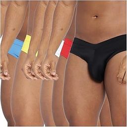 BASIICS Fanboy Style Antimicrobial Semi-Seamless Briefs Underwear for Men (Pack of 5)-image-40