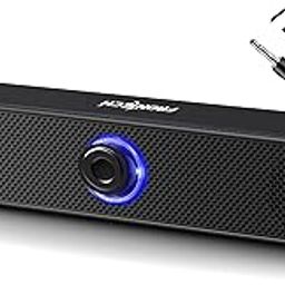 FRONTECH 1.0 USB Powered Multimedia Speakers with RGB Lights | 10W Output Power | AUX/USB Connectivity | for Laptop, PC, Mobile | Volume Control (SPK-0008, Black)-image-113
