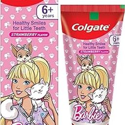 Colgate Kid's Barbie Anticavity Toothpaste -Strawberry Flavour for Cavity Protection, Enamel Protection (80g)-27
