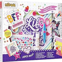 Mirada Art & Craft,BFF Scrapbook, Ideal Gift for Boys & Girls, 6+ (MAC2010)-19