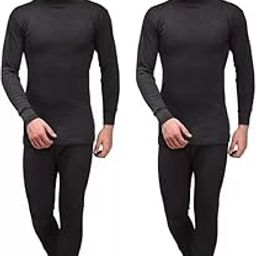Winter Body Warmer Uper Black High Neck Thermal Top Pajama and Bottom Suit Combo Set Pack of 2_MTST122_95-image-96