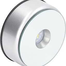 Ubervia Display Stand, 360° Rotating USB Charging LED Lights Rotating Light Display Base for Resin Objects for Crystals-image-72