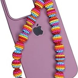 phone charm with colorfull beads, mobile charm, phone decorative-image-51