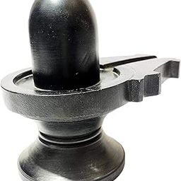 athizay Stone Shivling – 6 cm – Black – Compact Idol for Pooja, Car Dashboard, Gifting-image-32