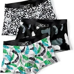 Men's Underwear Anti Bacterial Airsoft Trunk | Men's Regular Fit Underwear |Imported Nylon Fabric | Ultra-Comfortable for Everyday Wear | Multicolor Pack of 3-image-41