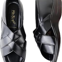 Men's Leather Casual Sandal and Thong Sandals /�Closed Toe Soft PU Leather/Outdoor Adjustable Summer Sandal Shoes-image-40