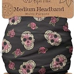 Karma Gifts Half Headband, Sugar Skull-image-70