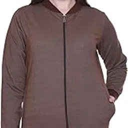 elpida Trendy Winter Zipper Sweatshirt for Women-picture-4