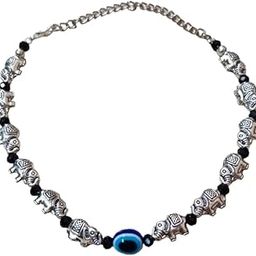 Anklets for Women and Girls, Stylish Jaipuriya Traditional Elephant Design Oxidised Silver | Payal For Woman | Gift For Wife | Pajeb-image-4