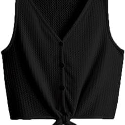 Women Waffle Regular Fit Tank Top || Tops for Woman | Tops for Jeans for Women | Crop Tops | Women Crop Tops | Western Tops for Women Stylish | Crop top for Women Stylish Western-image-77