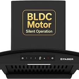 Faber Agile BLDC 60cm 1500m³/hr Autoclean Kitchen Chimney | Silent Hood | 9 Speed Control | Touch&Gesture Control | 12Yr Motor,2Yr Comprehensive Warranty by Faber | Hood Agile BLDC FL HC SC BK IN60-60